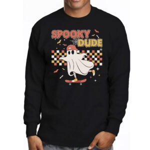 Skateboard Boo Spooky Jack O Lantern Halloween Costumes Boys Longsleeve Tee 3 1