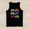 Skeleton Zombie Gaming Controllers Halloween For Gamer Boys Tank Top