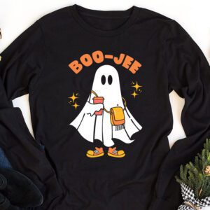 Spooky Season Cute Ghost Halloween Costume Boujee Boo Jee Longsleeve Tee 1 2