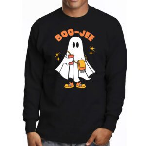 Spooky Season Cute Ghost Halloween Costume Boujee Boo Jee Longsleeve Tee 3 2