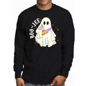 Spooky Season Cute Ghost Halloween Costume Boujee Boo Jee Longsleeve Tee 3