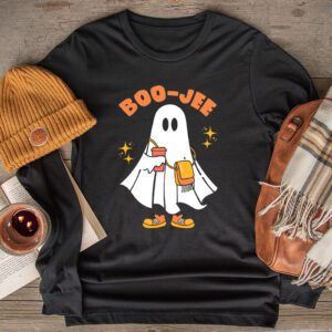 Spooky Season Cute Ghost Halloween Costume Boujee Boo-Jee Longsleeve Tee