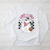 Spooky Season Cute Ghost Halloween Costume Boujee Boo-Jee Longsleeve Tee