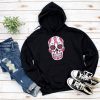 Sugar Skull Pink Ribbon Calavera Breast Cancer Awareness Hoodie