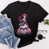 Sugar Skull Pink Ribbon Calavera Breast Cancer Awareness T-Shirt