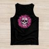 Sugar Skull Pink Ribbon Calavera Breast Cancer Awareness Tank Top