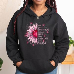 Sunflower Breast Cancer Awareness Pink Ribbon In October Hoodie 1 4