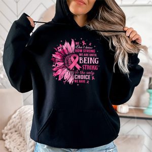 Sunflower Breast Cancer Awareness Pink Ribbon In October Hoodie 2