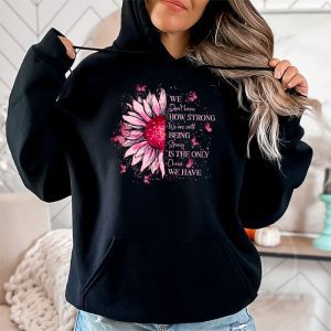 Sunflower Breast Cancer Awareness Pink Ribbon In October Hoodie 2 4