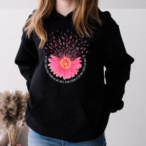 Sunflower Breast Cancer Awareness Pink Ribbon In October Hoodie 3 1