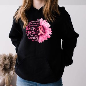 Sunflower Breast Cancer Awareness Pink Ribbon In October Hoodie 3 2