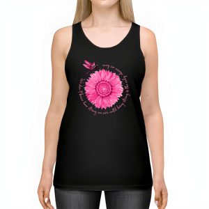 Sunflower Breast Cancer Awareness Pink Ribbon In October Tank Top 2 3