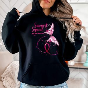 Support Squad Breast Cancer Awareness Pink Ribbon Butterfly Hoodie 2 3