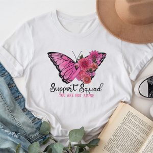 Breast Cancer Support Squad Pink Ribbon Butterfly Special T-Shirt