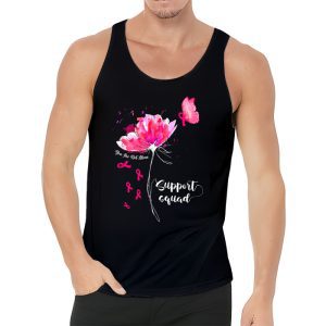 Support Squad Breast Cancer Awareness Pink Ribbon Butterfly Tank Top 3 2