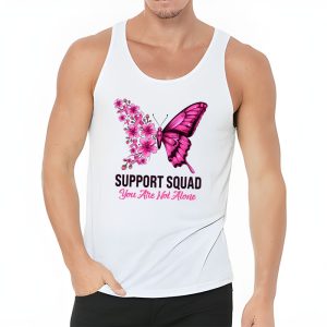 Support Squad Breast Cancer Awareness Pink Ribbon Butterfly Tank Top 3 4