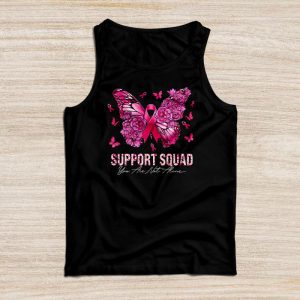 Breast Cancer Support Squad Pink Ribbon Butterfly Special Tank Top