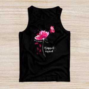 Breast Cancer Support Squad Pink Ribbon Butterfly Special Tank Top