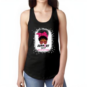 Support Squad Messy Bun Warrior Breast Cancer Awareness Tank Top 1 3