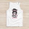 Support Squad Messy Bun Warrior Breast Cancer Awareness Tank Top