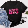 Support Squad Team Breast Cancer Awareness Retro Groovy T-Shirt
