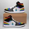 Sweden High Sneakers Air Jordan 1 - LGBT JD1 Shoes