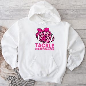 Tackle Breast Cancer Shirt Pink Ribbon Football Special Hoodie