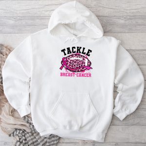 Tackle Football Pink Ribbon Breast Cancer Awareness Hoodie