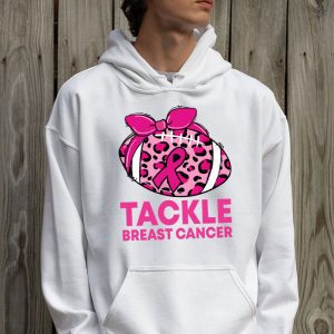 Tackle Football Pink Ribbon Breast Cancer Awareness Hoodie 2 7