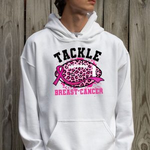 Tackle Football Pink Ribbon Breast Cancer Awareness Hoodie 2 8