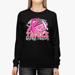 Tackle Football Pink Ribbon Breast Cancer Awareness Longsleeve Tee 2 1