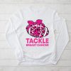 Tackle Football Pink Ribbon Breast Cancer Awareness Longsleeve Tee