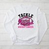 Tackle Football Pink Ribbon Breast Cancer Awareness Longsleeve Tee
