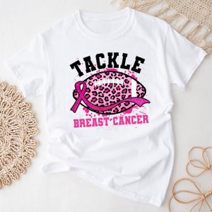 Tackle Breast Cancer Shirt Pink Ribbon Football Special T-Shirt