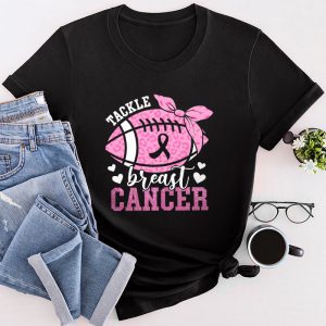 Tackle Breast Cancer Shirt Pink Ribbon Football Special T-Shirt