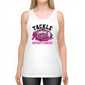 Tackle Football Pink Ribbon Breast Cancer Awareness Tank Top 2 3