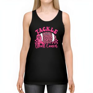 Tackle Football Pink Ribbon Breast Cancer Awareness Tank Top 2