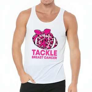 Tackle Football Pink Ribbon Breast Cancer Awareness Tank Top 3 2