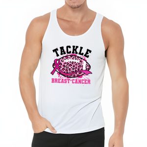 Tackle Football Pink Ribbon Breast Cancer Awareness Tank Top 3 3