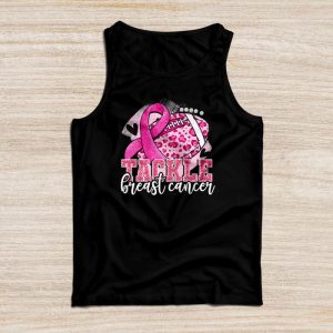 Tackle Football Pink Ribbon Breast Cancer Awareness Tank Top