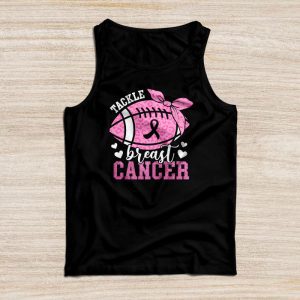 Tackle Breast Cancer Shirt Pink Ribbon Football Special Tank Top