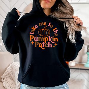 Take Me To The Pumpkin Patch Autumn Fall Thanksgiving Retro Hoodie 2 3