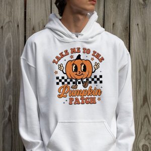 Take Me To The Pumpkin Patch Autumn Fall Thanksgiving Retro Hoodie 2 4