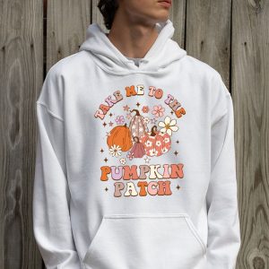 Take Me To The Pumpkin Patch Autumn Fall Thanksgiving Retro Hoodie 2 6