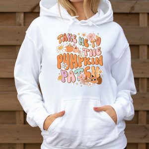 Take Me To The Pumpkin Patch Autumn Fall Thanksgiving Retro Hoodie 3 5