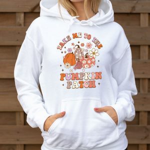 Take Me To The Pumpkin Patch Autumn Fall Thanksgiving Retro Hoodie 3 6