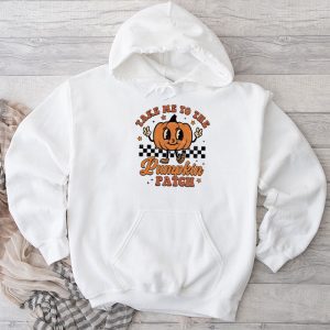 Take Me To The Pumpkin Patch Autumn Fall Thanksgiving Retro Hoodie