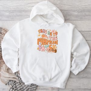 Funny Thanksgiving Shirts Take Me To The Pumpkin Patch Autumn Fall Retro Hoodie