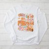 Take Me To The Pumpkin Patch Autumn Fall Thanksgiving Retro Longsleeve Tee