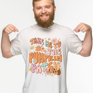 Take Me To The Pumpkin Patch Autumn Fall Thanksgiving Retro T Shirt 3 5